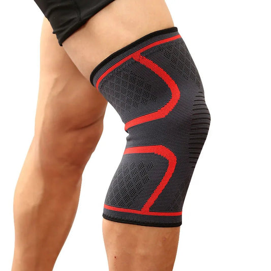 Loogdeel 1 stuk elastisch nylon sport kniebrace - Compressie kniepad - Bivakshop