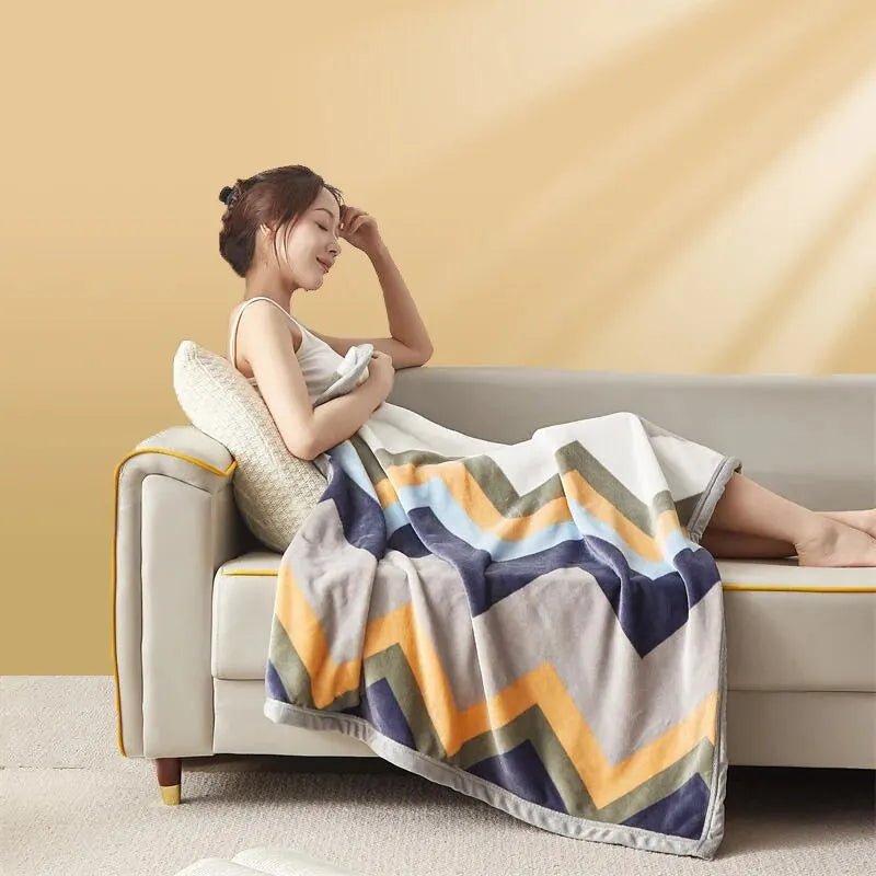 Luxe flanellen deken - Comfort & veelzijdigheid in elk seizoen - Bivakshop