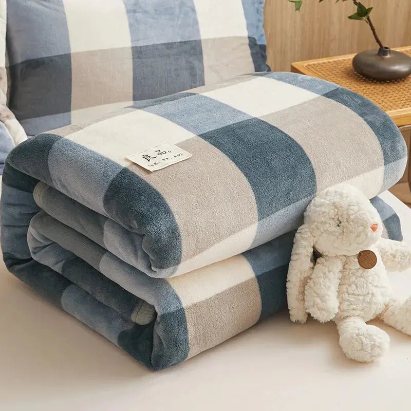 Luxe flanellen deken - Comfort & veelzijdigheid in elk seizoen - Bivakshop