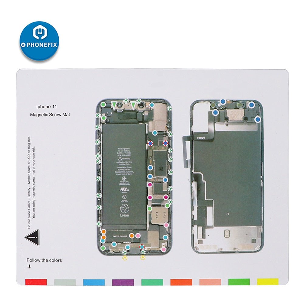 Magnetische schroef pad - Professionele schroef keeper voor iPhone reparatie - Bivakshop