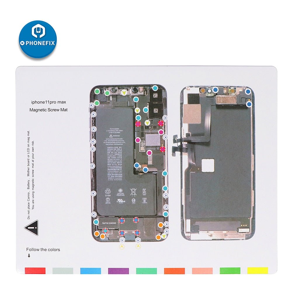 Magnetische schroef pad - Professionele schroef keeper voor iPhone reparatie - Bivakshop