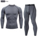 Mannen Compressie Sportkleding - Jogging - Fitness kleding - MMA kleding. - Bivakshop