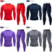 Mannen Compressie Sportkleding - Jogging - Fitness kleding - MMA kleding. - Bivakshop