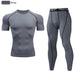 Mannen Compressie Sportkleding - Jogging - Fitness kleding - MMA kleding. - Bivakshop