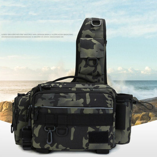 Mannen visgerei enkele schouder crossbody vistas - Bivakshop