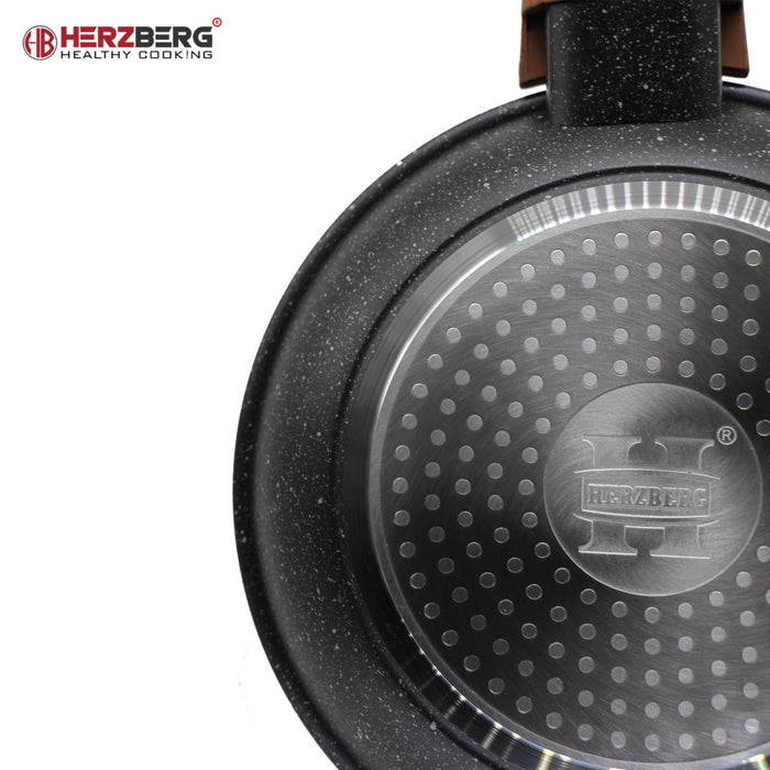 Marmer beklede koekenpan - 20cm - Herzberg - Bivakshop