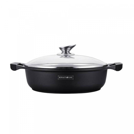 Marmeren Ondiepe Soeppan - Keramische anti-aanbaklaag - 26 cm - Bivakshop