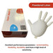 Master Gloves MG-21653: latex wegwerphandschoenen poedervrij - M (100 stuks) - Bivakshop