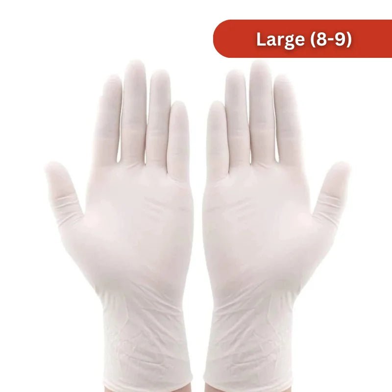 Master Gloves MG-21660: latex wegwerphandschoenen poedervrij - L (1400 stuks) - Bivakshop