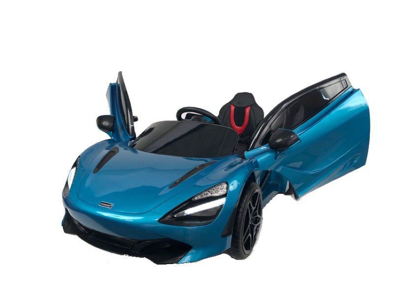 Mclaren 720S - Blauw elektrische kinderauto met afstandsbediening - Bivakshop