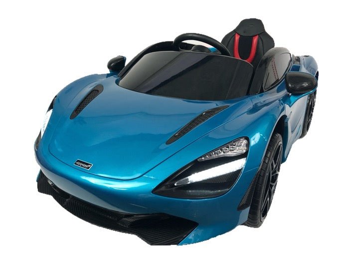 Mclaren 720S - Blauw elektrische kinderauto met afstandsbediening - Bivakshop
