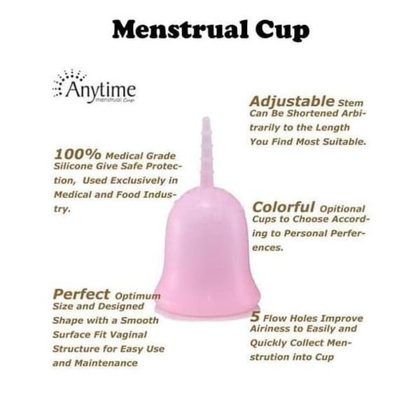 Menstruatiecup Maat S Anytime - Medisch Herbruikbaar - Bivakshop
