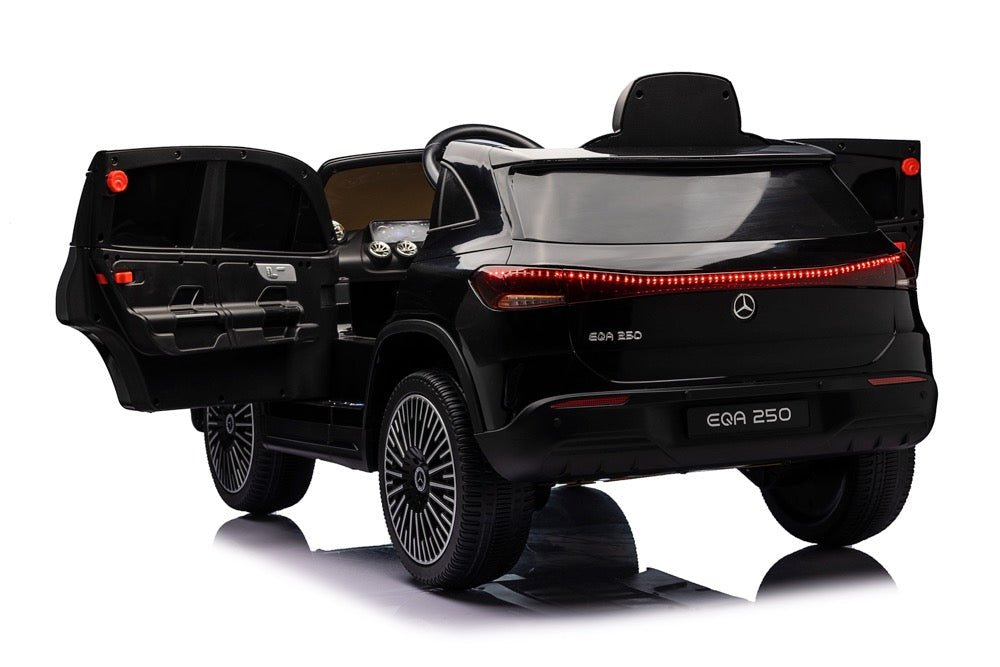 Mercedes-Benz EQA 250 elektrische kinderauto - Zwart - Bivakshop