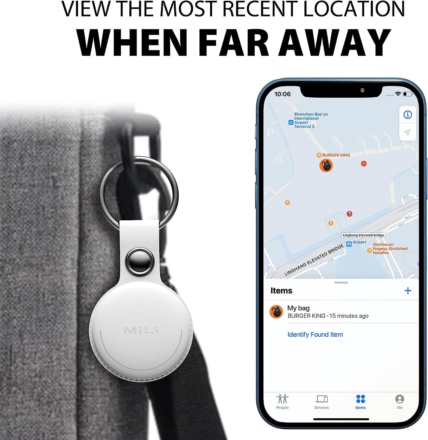 Mijia Mitag Key Finder - Sleuteltracker - IOS App "Find My" - Anti-Verlies - GPS locator - Bivakshop