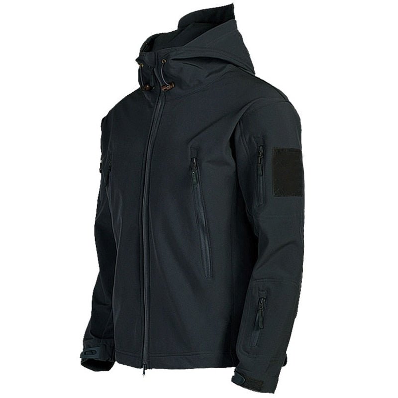 Militaire jas voor mannen - Haaienhuid soft shell tactisch waterdicht windjack met capuchon - Bivakshop