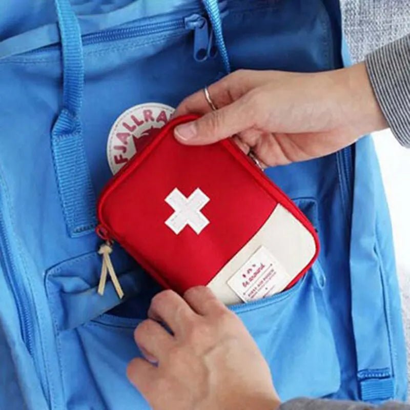 Mini draagbare medicijntas - Reis EHBO-kit met opbergmogelijkheden - Bivakshop