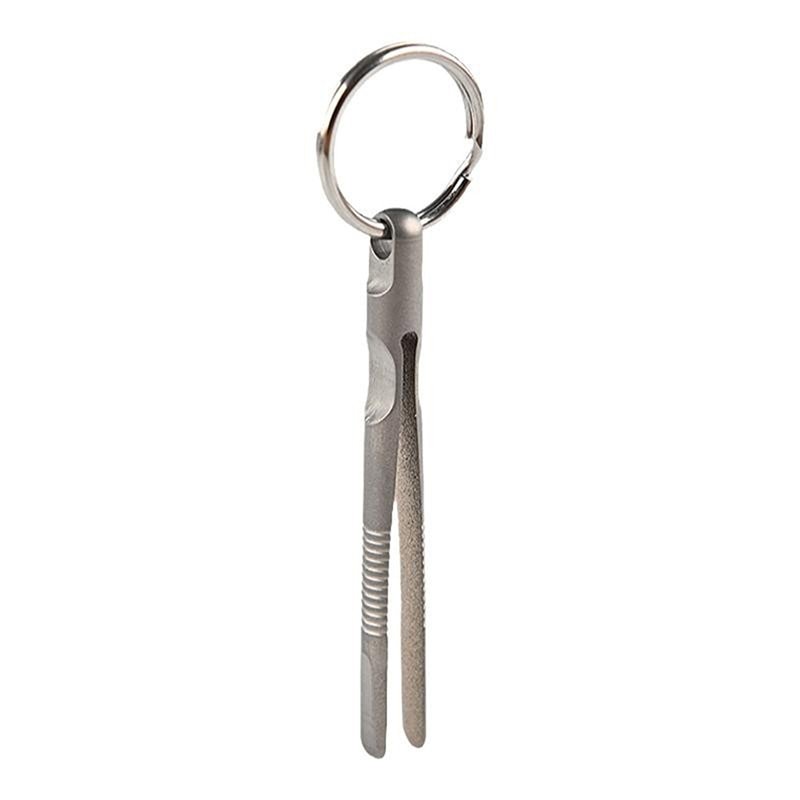 Mini Titanium Pincet: Compacte EDC tool voor outdoor avonturen - Bivakshop