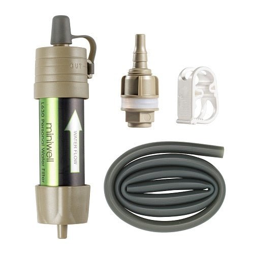Miniwell Draagbare Camping Water Filter Systeem - 2000 Liter Filtratie Capaciteit - Bivakshop