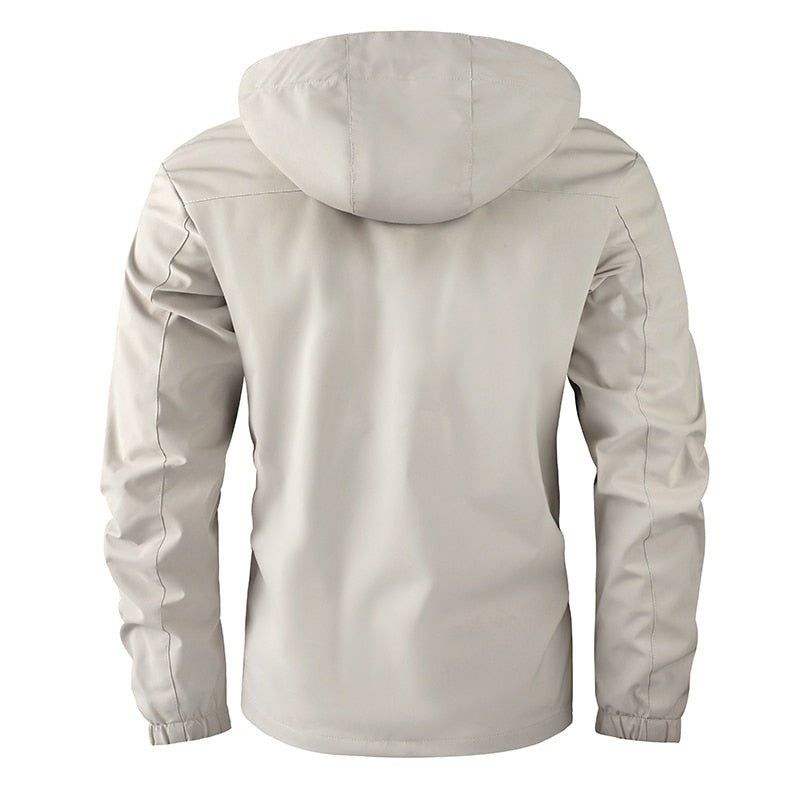 Mode heren casual windjack jas met capuchon - Stijlvol en waterdicht - Bivakshop