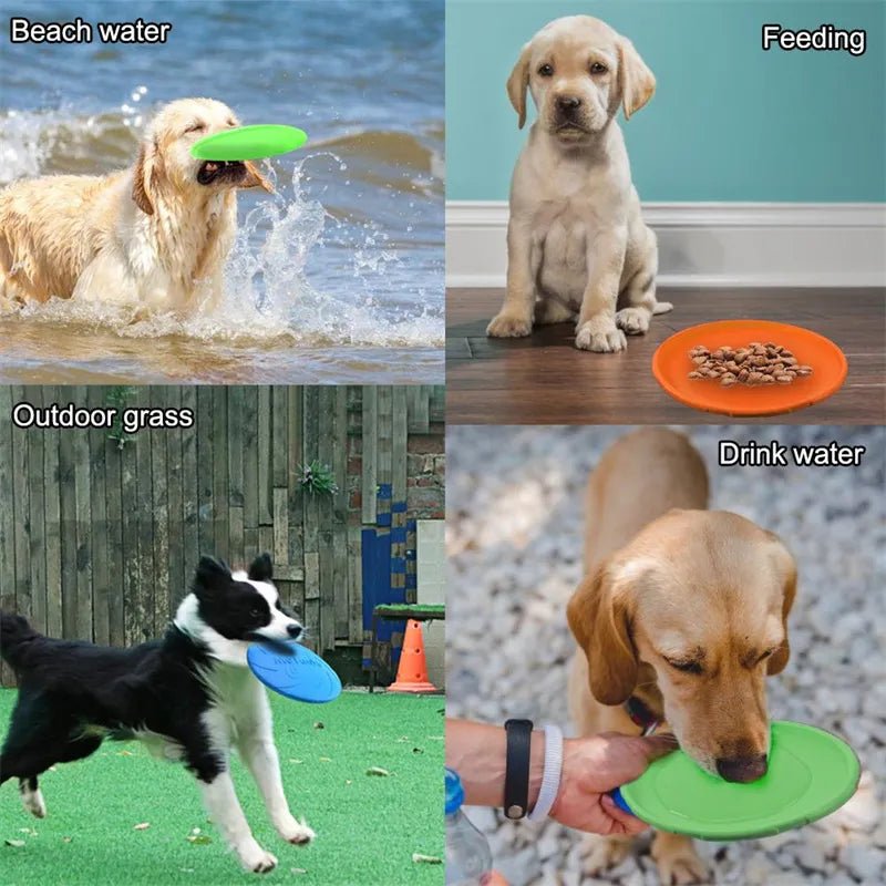 Mode hond siliconen game frisbee - Hond Speelgoed - Dierbenodigdheden - Bivakshop