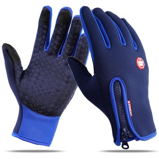 Moeite Waard Winter Fietsen Handschoenen Fiets Warm Touchscreen Volledige Vinger Handschoenen Waterdicht Outdoor Bike Skiën Motorrijden - Bivakshop