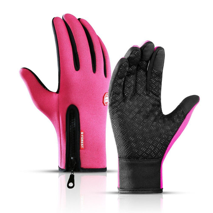 Moeite Waard Winter Fietsen Handschoenen Fiets Warm Touchscreen Volledige Vinger Handschoenen Waterdicht Outdoor Bike Skiën Motorrijden - Bivakshop