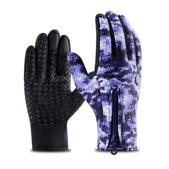 Moeite Waard Winter Fietsen Handschoenen Fiets Warm Touchscreen Volledige Vinger Handschoenen Waterdicht Outdoor Bike Skiën Motorrijden - Bivakshop