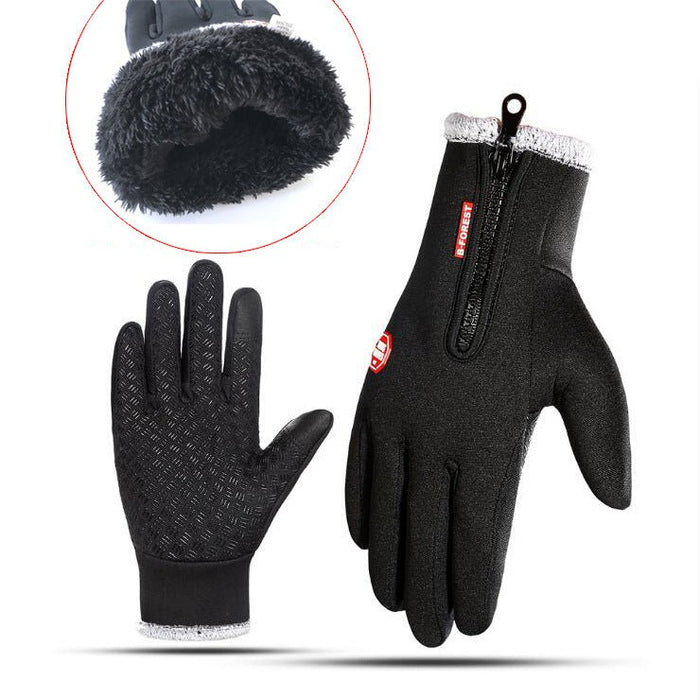 Moeite Waard Winter Fietsen Handschoenen Fiets Warm Touchscreen Volledige Vinger Handschoenen Waterdicht Outdoor Bike Skiën Motorrijden - Bivakshop