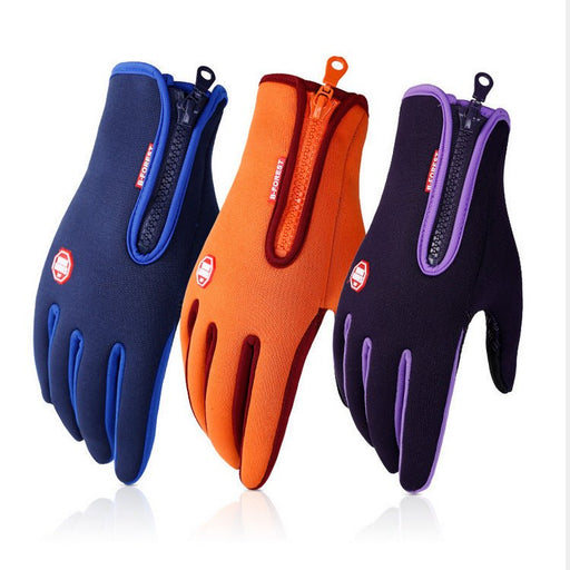 Moeite Waard Winter Fietsen Handschoenen Fiets Warm Touchscreen Volledige Vinger Handschoenen Waterdicht Outdoor Bike Skiën Motorrijden - Bivakshop
