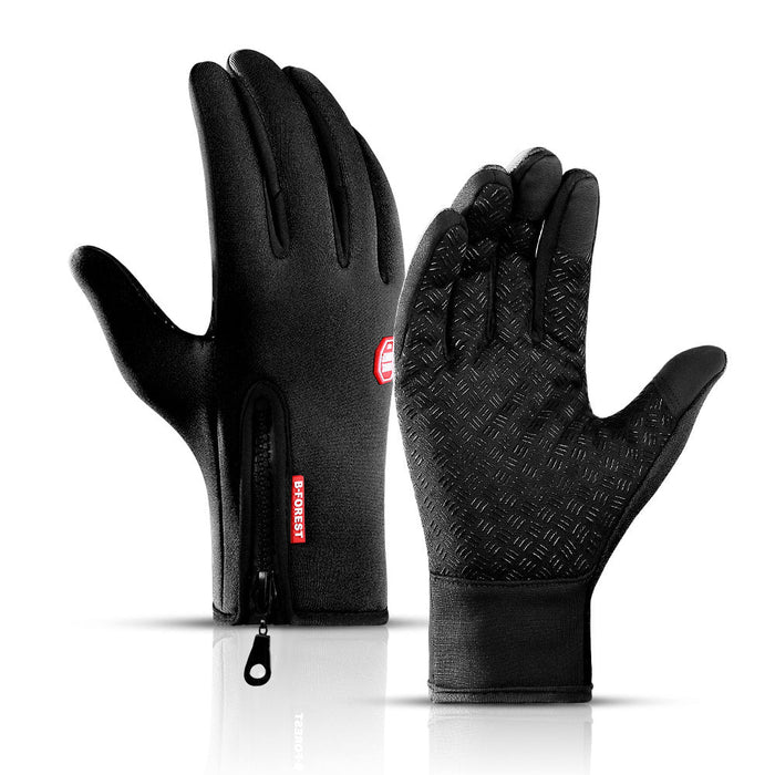 Moeite Waard Winter Fietsen Handschoenen Fiets Warm Touchscreen Volledige Vinger Handschoenen Waterdicht Outdoor Bike Skiën Motorrijden - Bivakshop