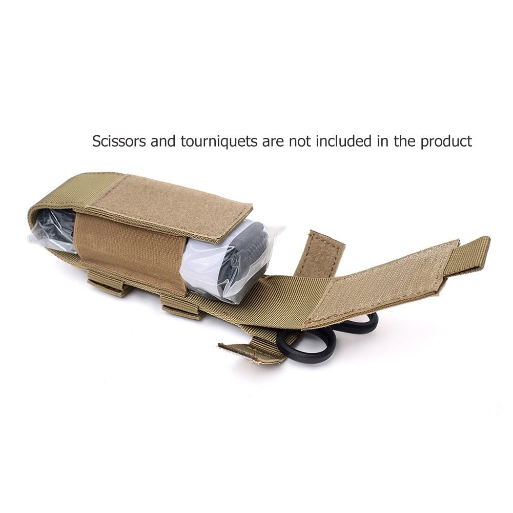 Molle Nylon Tourniquet Pouch Houder voor schaar of zaklamp - Bivakshop