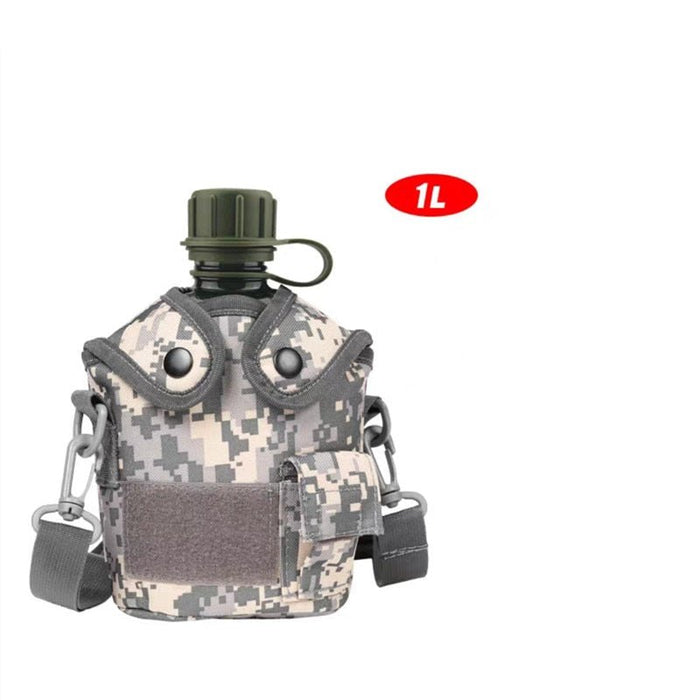 Molle tactische sport waterfles - 1 en 2 liter - Schouderband - BPA vrij - Bivakshop