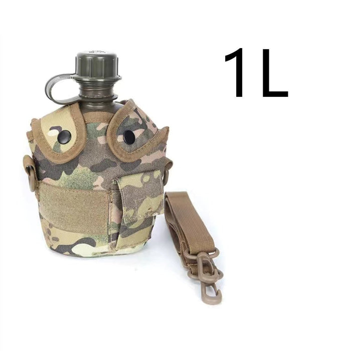 Molle tactische sport waterfles - 1 en 2 liter - Schouderband - BPA vrij - Bivakshop
