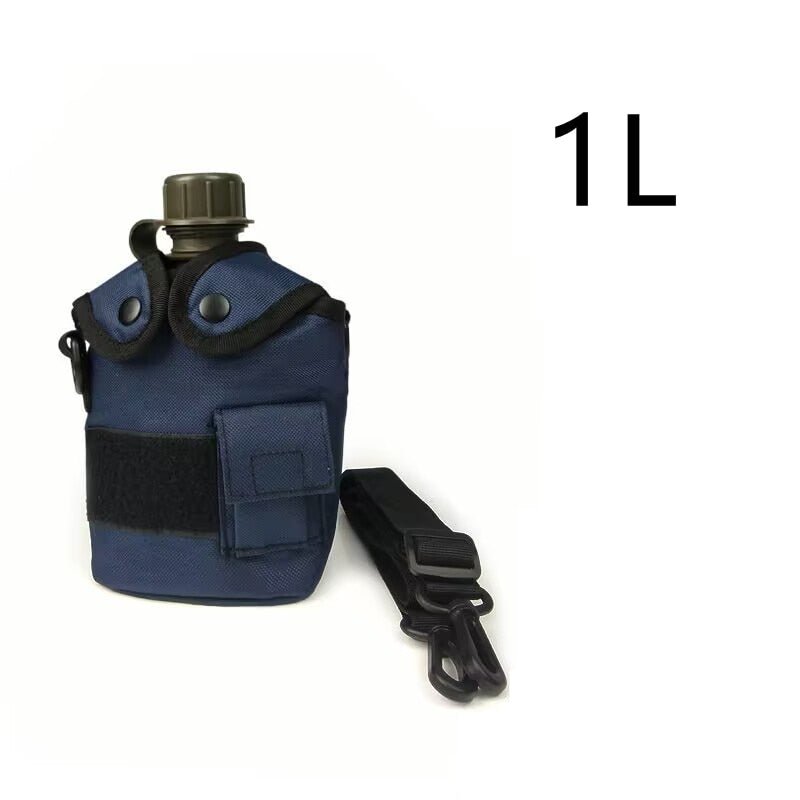 Molle tactische sport waterfles - 1 en 2 liter - Schouderband - BPA vrij - Bivakshop