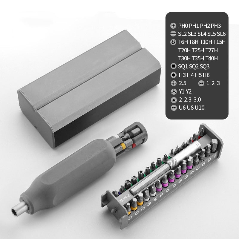 Multifunctionele schroevendraaier set - Bivakshop