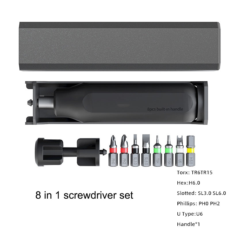 Multifunctionele schroevendraaier set - Bivakshop