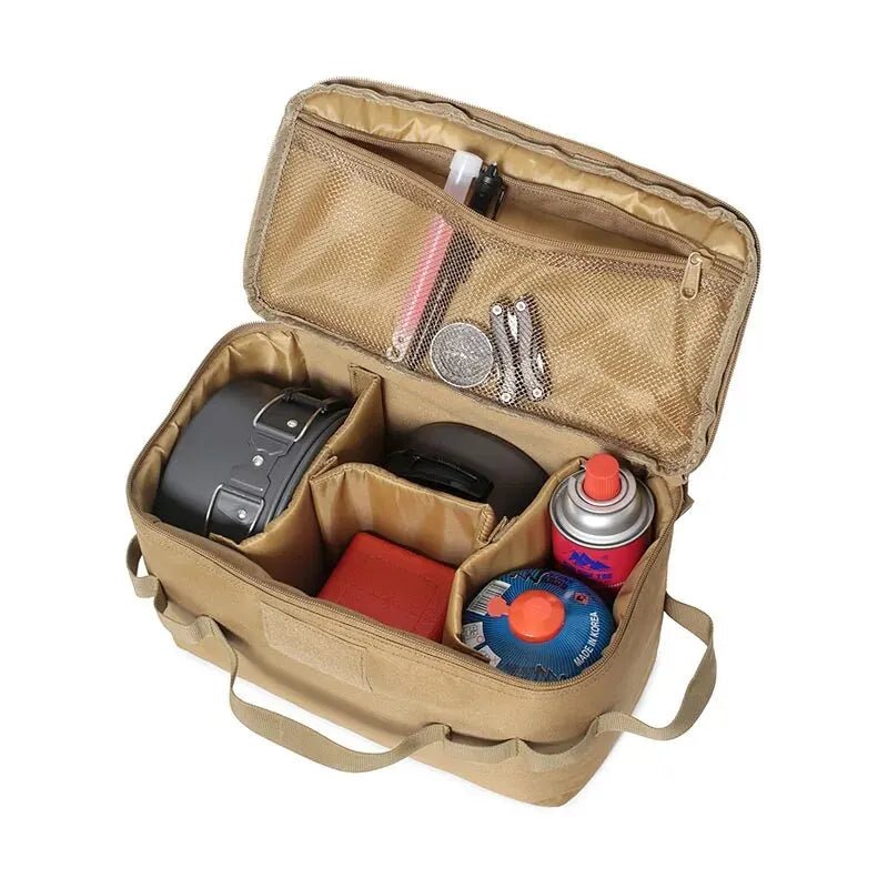 NANCY TINO outdoor gereedschapstas - Kampeer gasfles opbergtas met grote capaciteit - Bivakshop