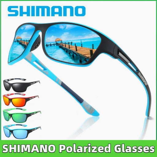 NEW Original Shimano sunglasses for men and women Outdoor sports Fashion HD polarized glasses can be matched with glasses - Bivakshop