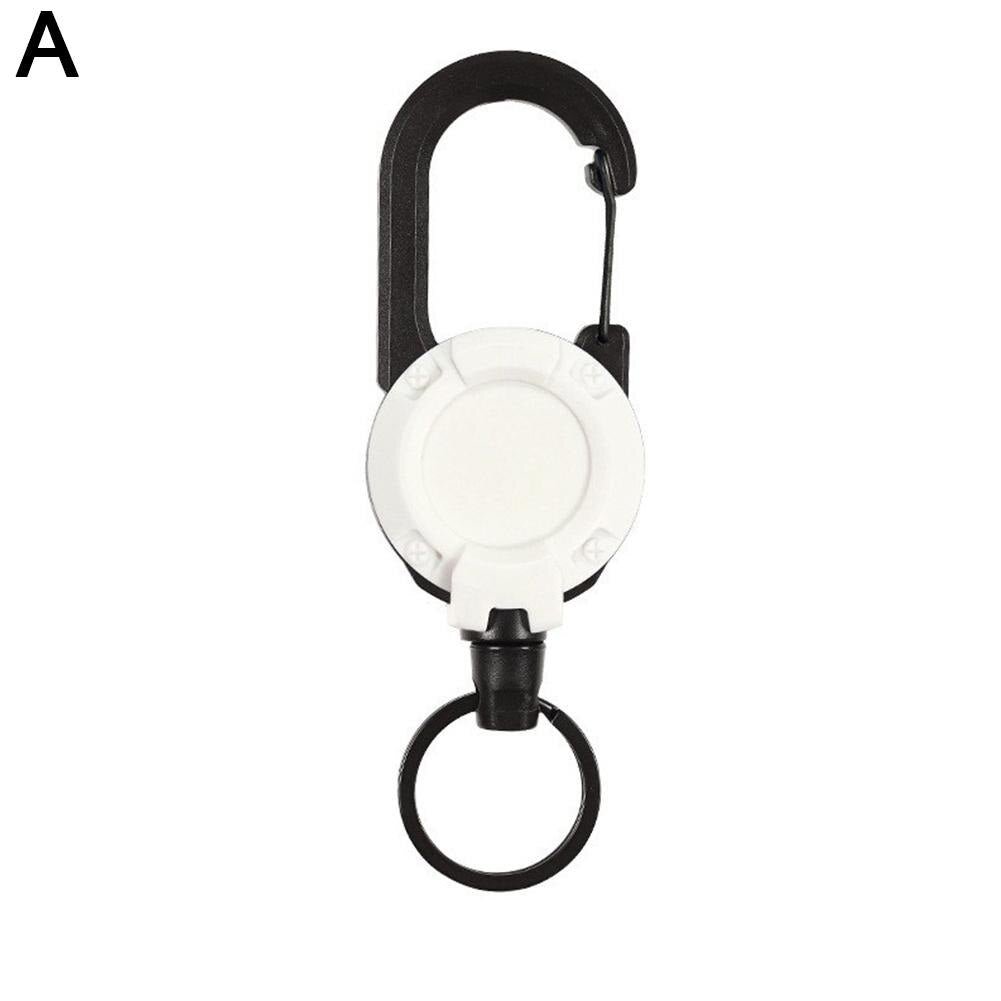 Nieuwe heavy duty intrekbare karabijnhaak sleutelhanger houder - Bivakshop