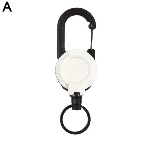 Nieuwe heavy duty intrekbare karabijnhaak sleutelhanger houder - Bivakshop