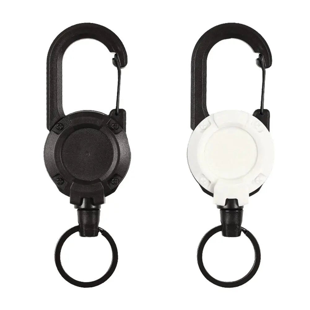Nieuwe heavy duty intrekbare karabijnhaak sleutelhanger houder - Bivakshop