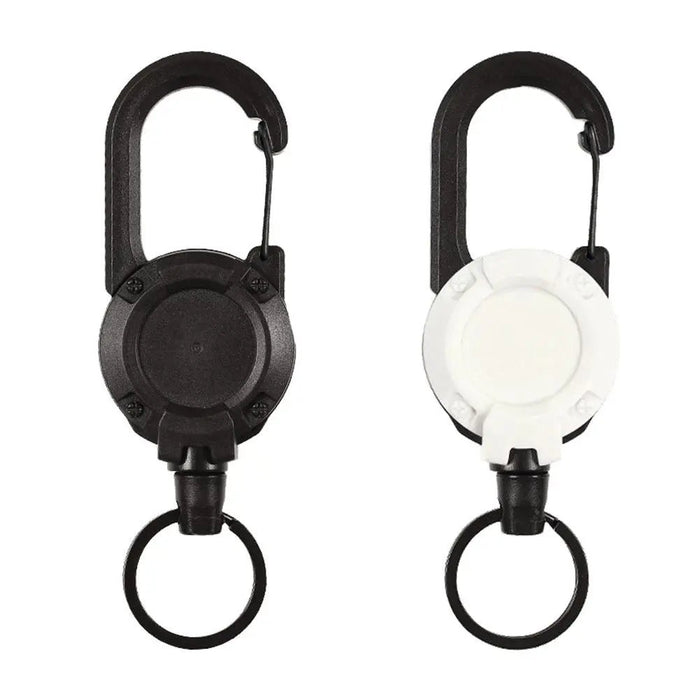 Nieuwe heavy duty intrekbare karabijnhaak sleutelhanger houder - Bivakshop