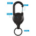 Nieuwe heavy duty intrekbare karabijnhaak sleutelhanger houder - Bivakshop