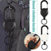 Nieuwe heavy duty intrekbare karabijnhaak sleutelhanger houder - Bivakshop