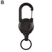 Nieuwe heavy duty intrekbare karabijnhaak sleutelhanger houder - Bivakshop