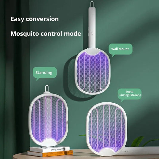 Nieuwe USB oplaadbare elektrische muggenmoordenaar lamp - Opvouwbare muggenmepper en afstotende lamp - Bivakshop