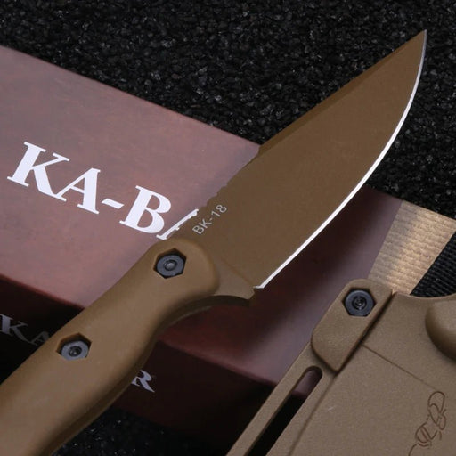 Night Stalker BK 18 tactisch vast mes met nylon glasvezel handvat en kydex schede - Bivakshop