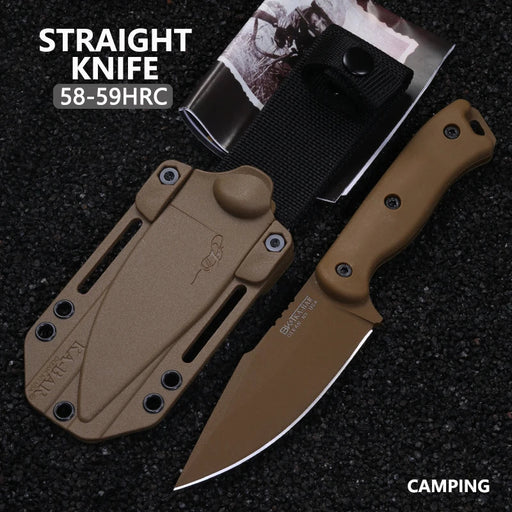 Night Stalker BK 18 tactisch vast mes met nylon glasvezel handvat en kydex schede - Bivakshop