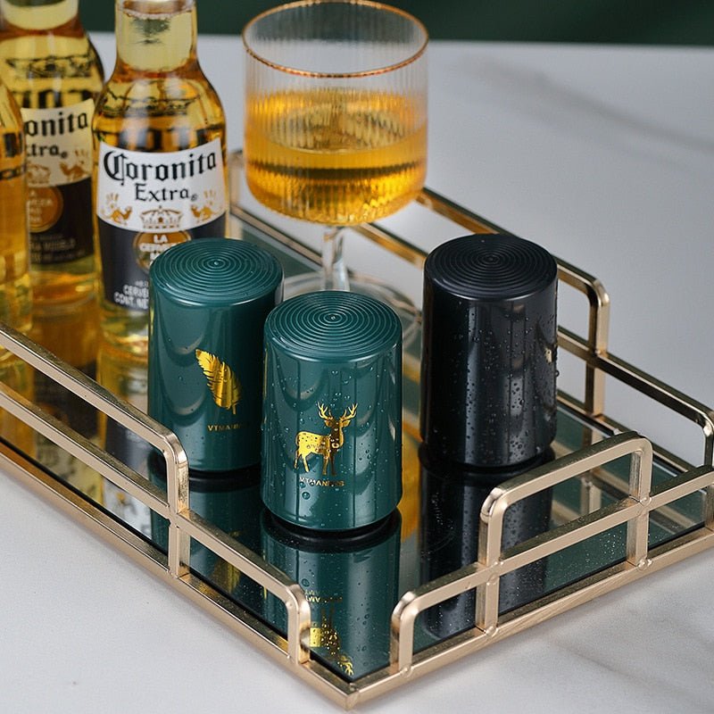 Nimf creatieve magnetische automatische bierfles opener - Roestvrij Staal - Bivakshop