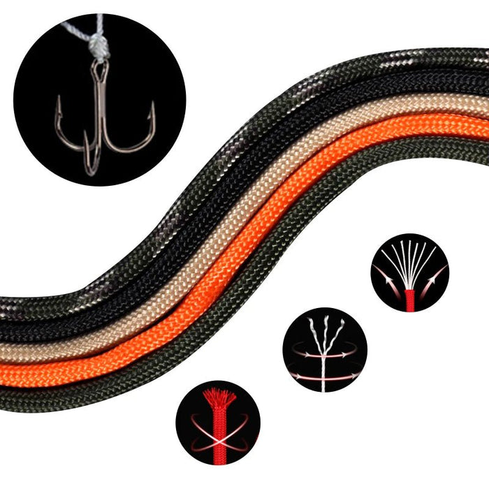Noble Eagle nilitaire 550 paracord touw - Voor outdoor camping en survival gear - Bivakshop